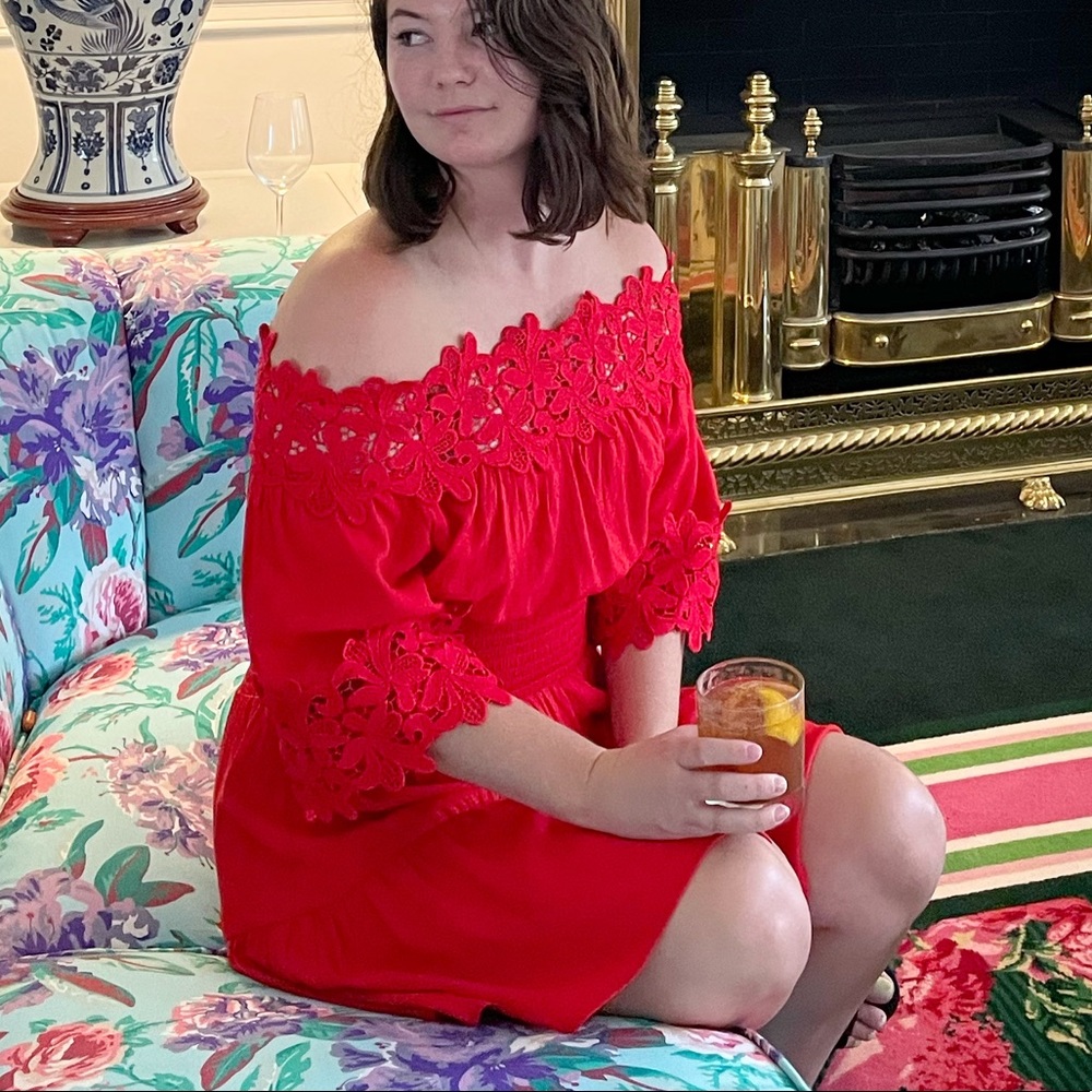 Off the shoulder dress